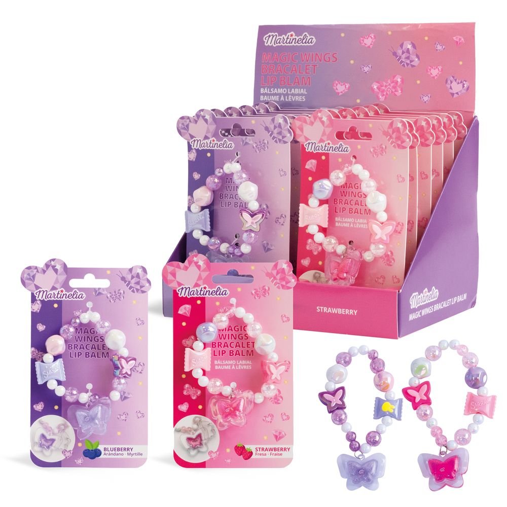 Brazalete mágico con brillo labial Martinelia, pack 12 unidades