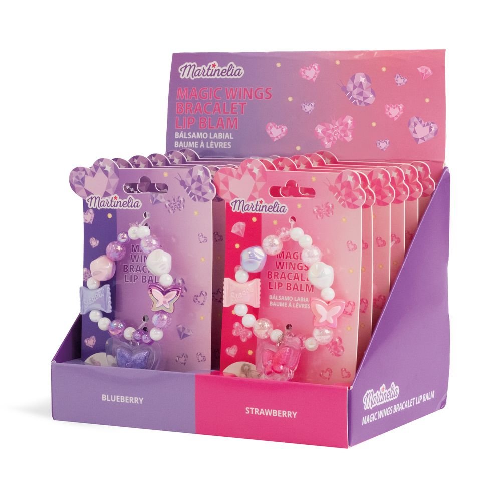 Brazalete mágico con brillo labial Martinelia, pack 12 unidades