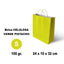 BOLSA CELULOSA S 24X10X32 100G VERDE PASTEL 25 UNIDADES | GRAFOPLAS | 1 UNIDAD | 8436618710611