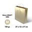 BOLSA KRAFT M 27X12X37 100G ORO 25 UNIDADES | GRAFOPLAS | 1 UNIDAD | 8436618711113