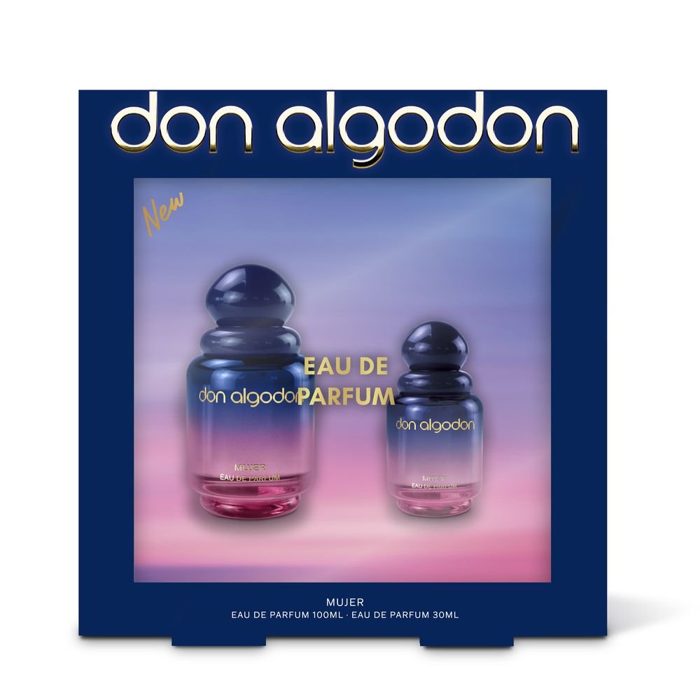 SET PERFUME MUJER 100ML + 30ML DON ALGODON | DON ALGODON | 1 UNIDAD | 8436620171233 Imagen principal del producto