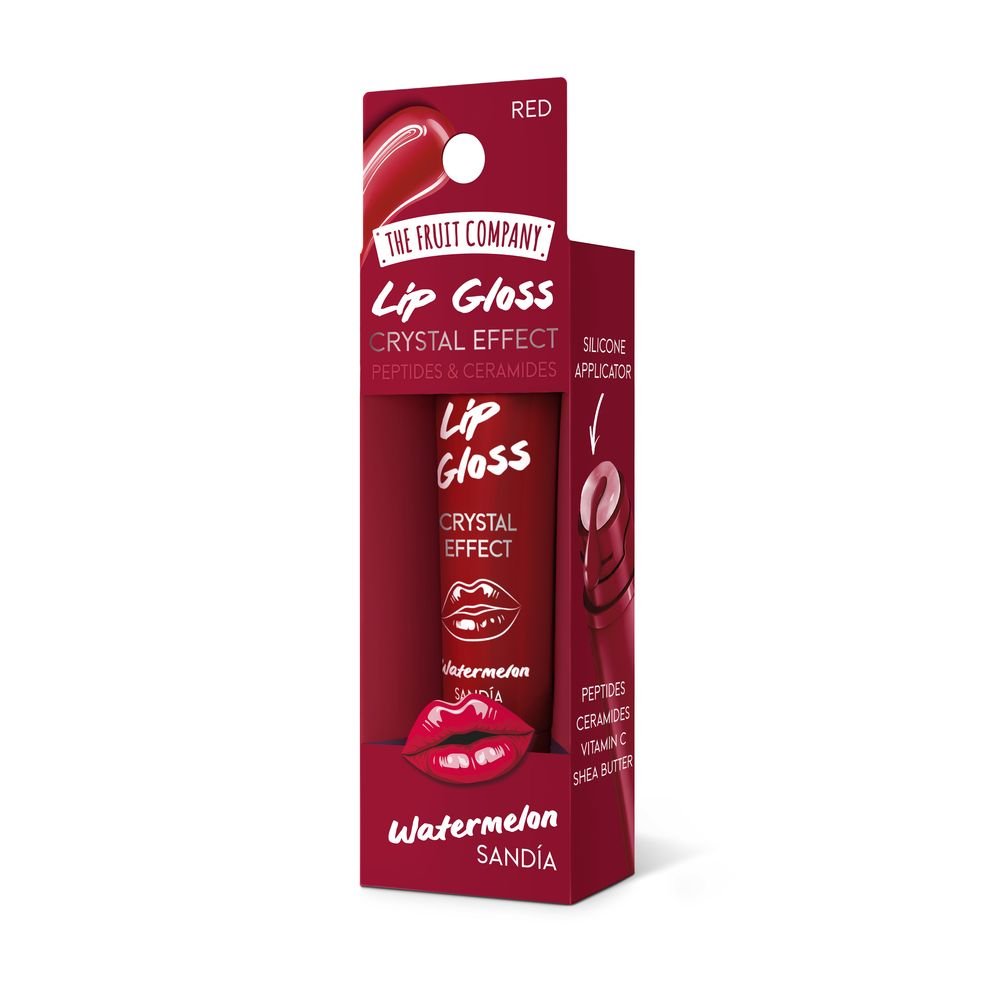 Expositor 14 Brillo Labios Donut Sandia Marca The Fruit Company