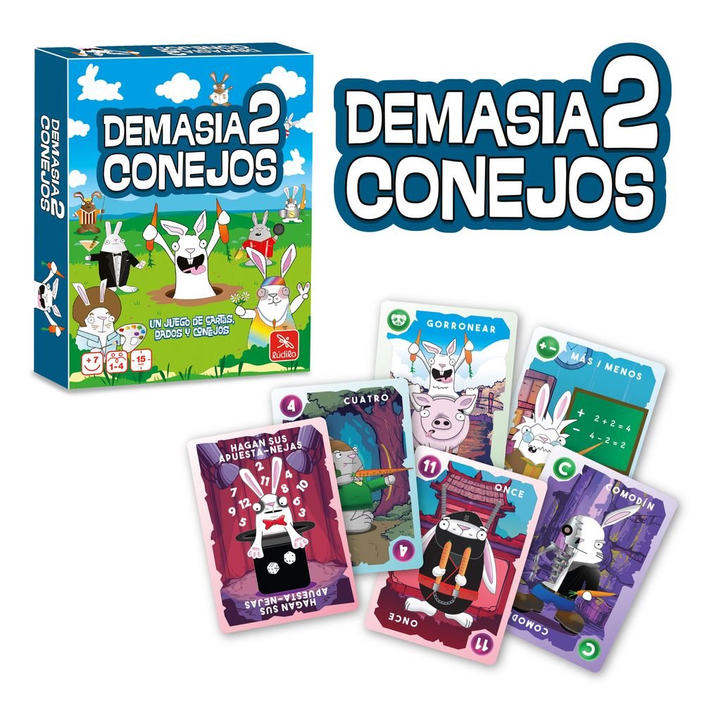 JUEGO DEMASIA2 CONEJOS | LUDILO | 1 UNIDAD | 8436621890256 Imagen principal del producto