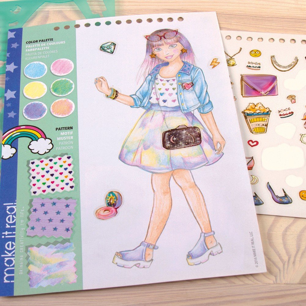 Cuaderno de Diseño de Moda Digital - World Brands Games