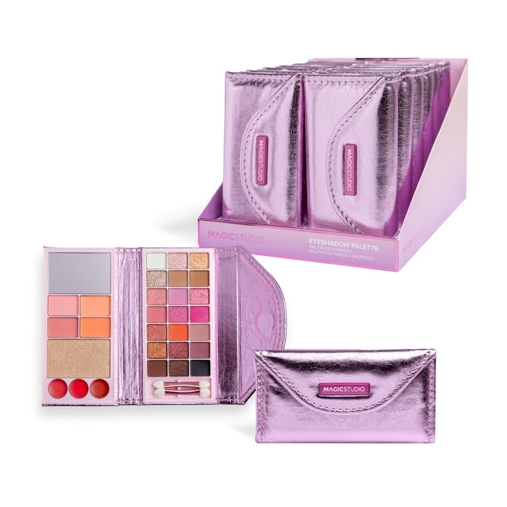 BILLETERA PALETA SOMBRA DE OJOS ROSE QUARTZ GLAM | MAGIC STUDIO | 1 UNIDAD | 8436622270231 Imagen principal del producto
