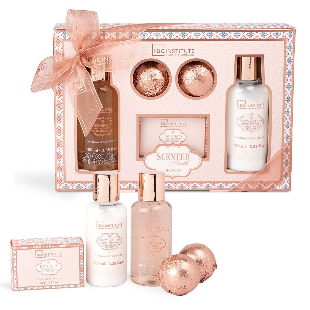 Estuche set de baño perfumado 5p Bronze IDC Regal
