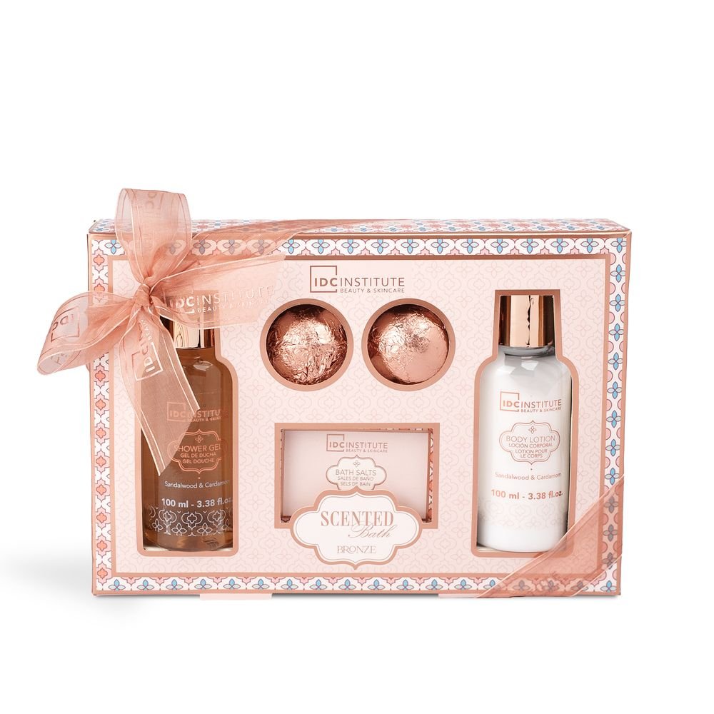 Estuche set de baño perfumado 5p Bronze IDC Regal