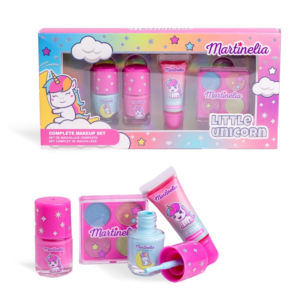 SET COMPLETO DE MAQUILLAJE LITTLE UNICORN | MARTINELIA | 1 UNIDAD | 8436622270699 Imagen principal del producto