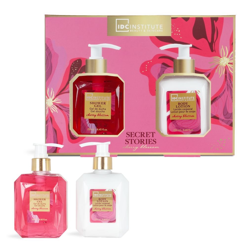 Set Duo Ducha Secret Stories gel y crema corporal IDC Regalo
