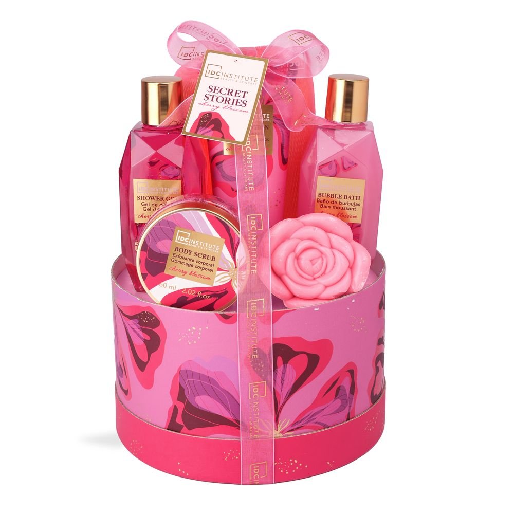 Cesta caja regalo redonda Secret Stories IDC