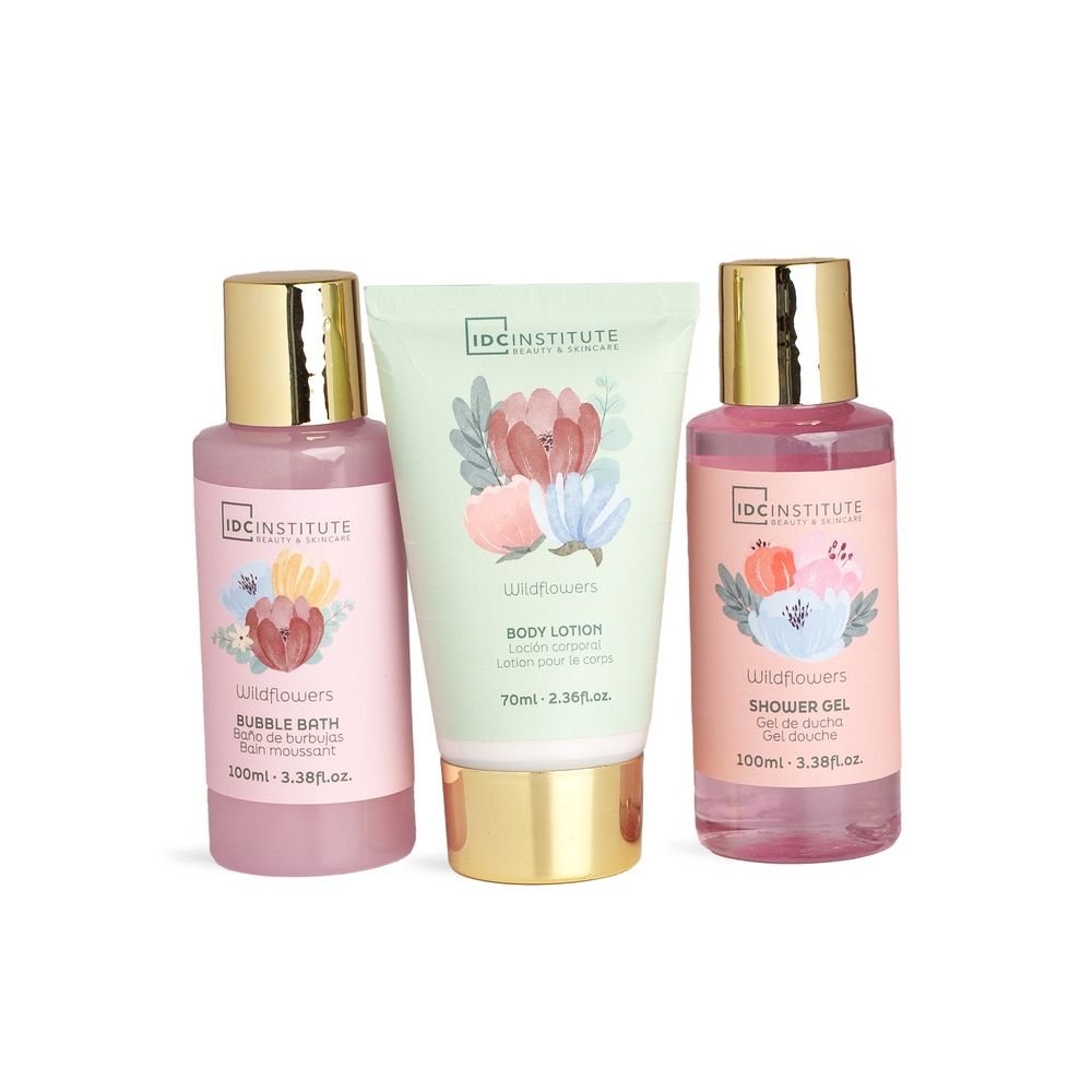 Set de regalo gel ducha baño burbujas loción IDC