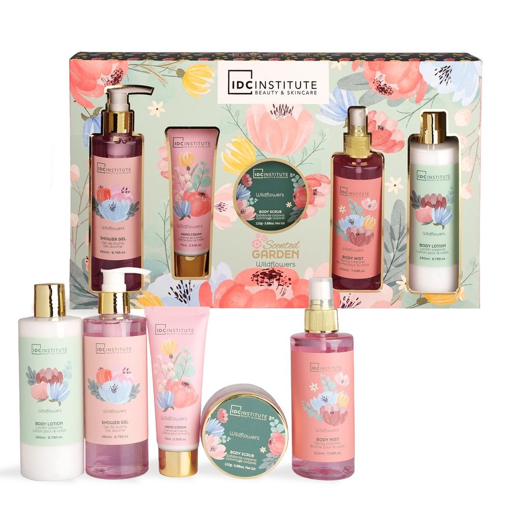 Estuche set de baño 5 piezas perfumado Garden