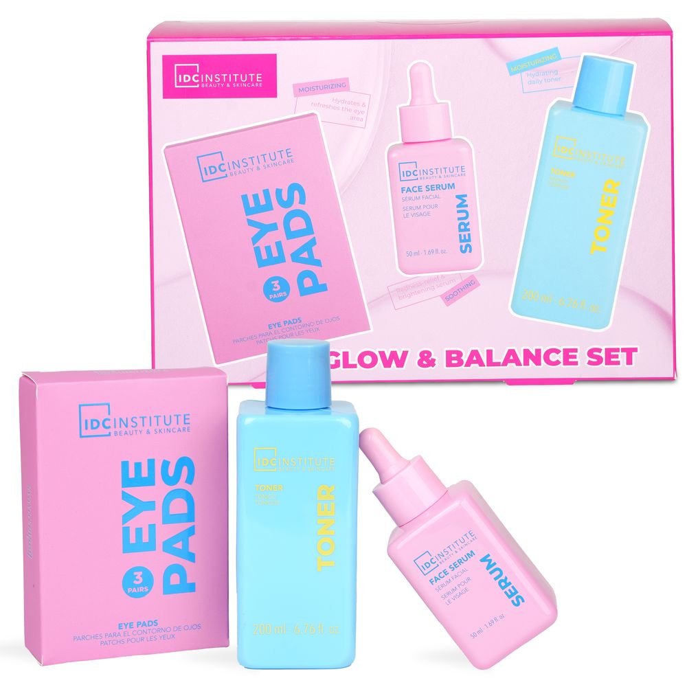 Set Facial Contorno Serum y Tónico Glissy IDC Normal