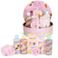 Lata metálica set de baño Petits Delices 7 piezas IDC
