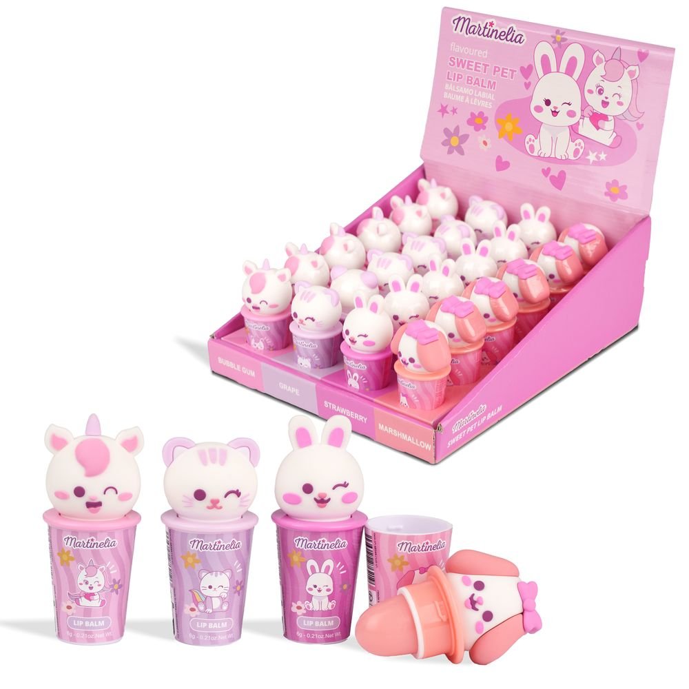 Expositor 24 Balsamo Labial Friendly Animals MARTINELIA Imagen principal del producto