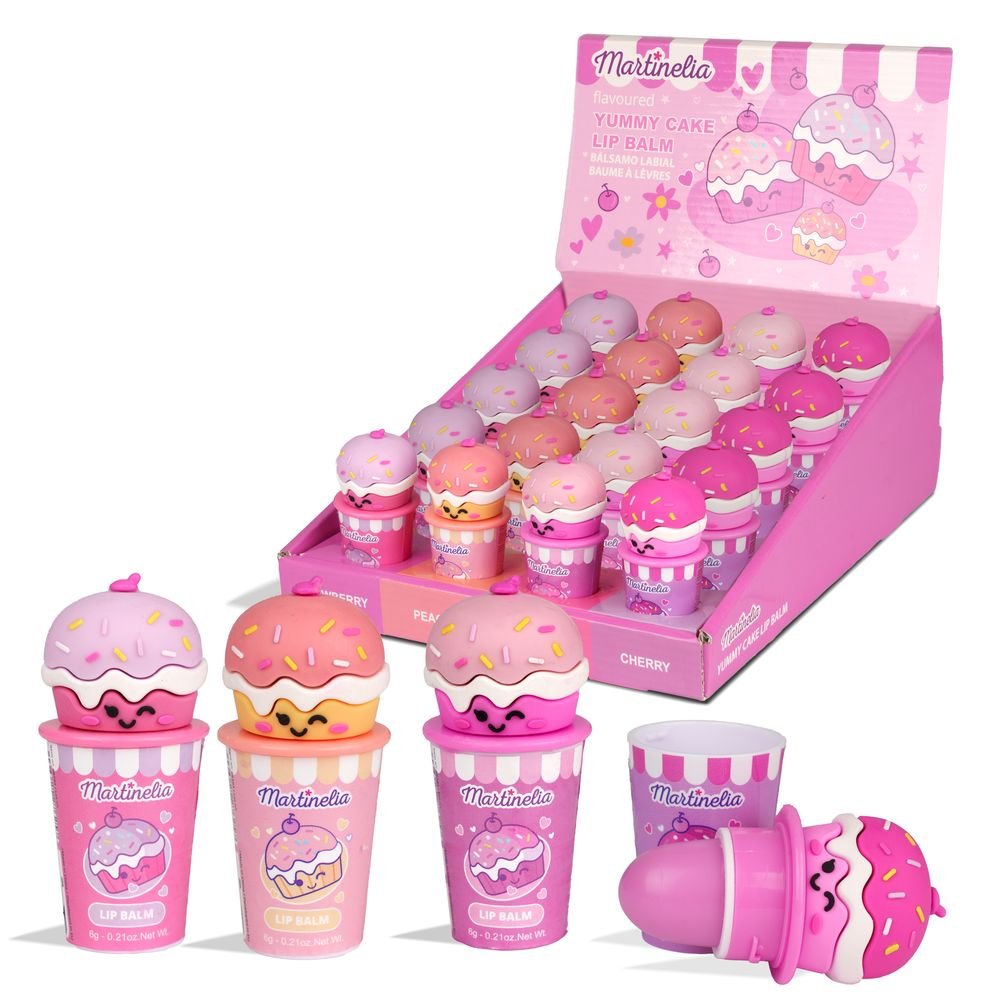 Expositor 24 bálsamos labiales Tartas Martinelia