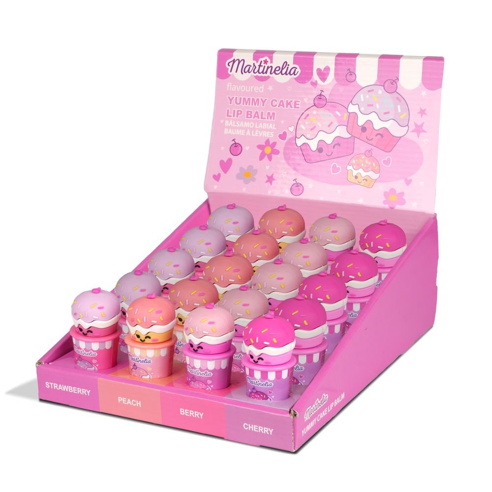 Expositor 24 bálsamos labiales Tartas Martinelia