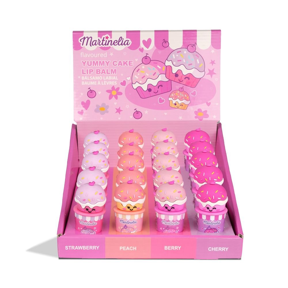 Expositor 24 bálsamos labiales Tartas Martinelia