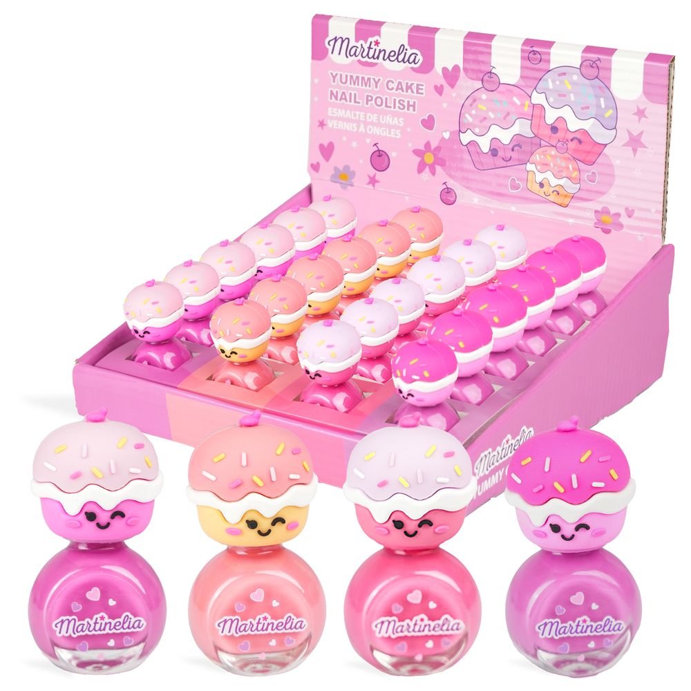 Expositor 24 Pintauñas Tartas Cakes MARTINELIA