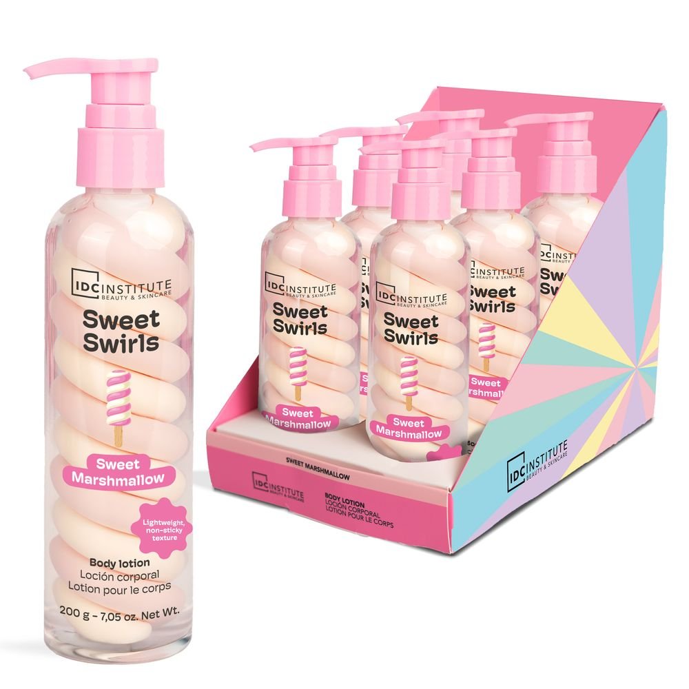 Expositor 6 Crema Hidratante Corporal Esponjitas Dulces IDC Normal Imagen principal del producto