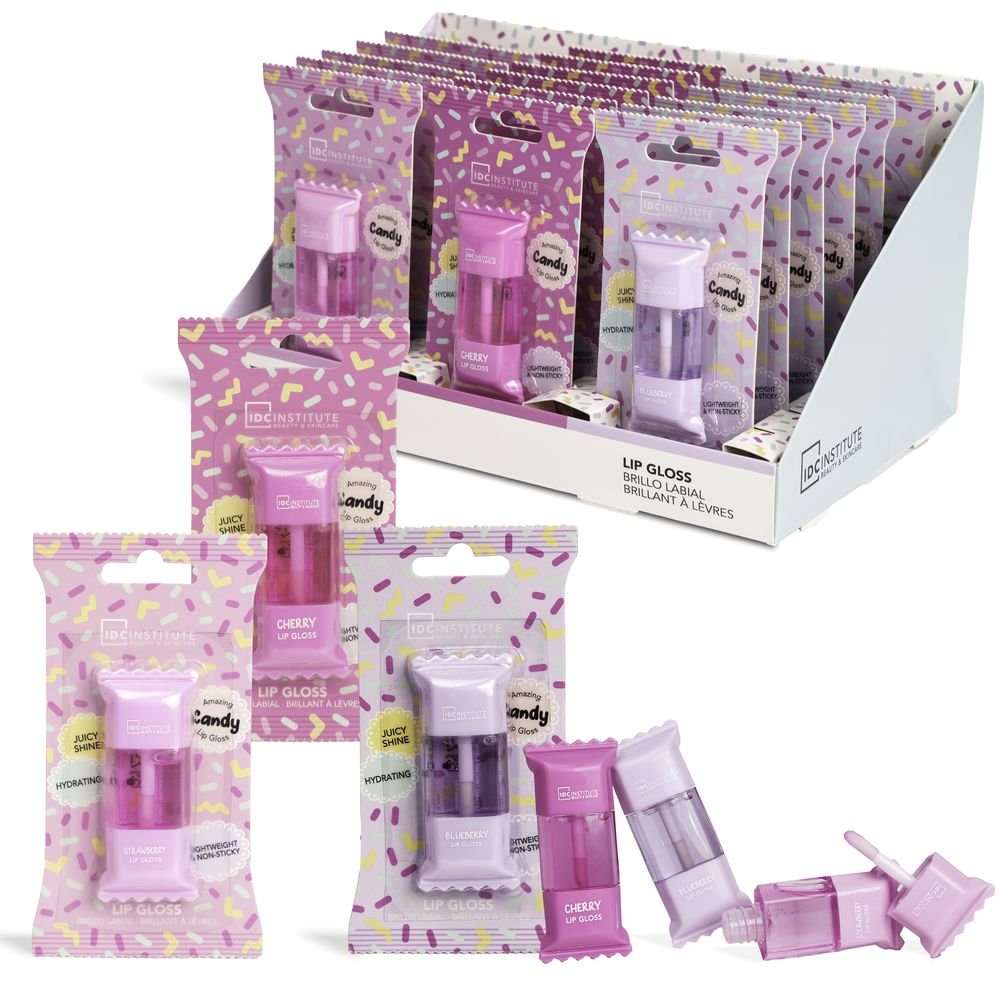 Expositor 18 Gloss Brillo Labial Candy IDC Normal Imagen principal del producto
