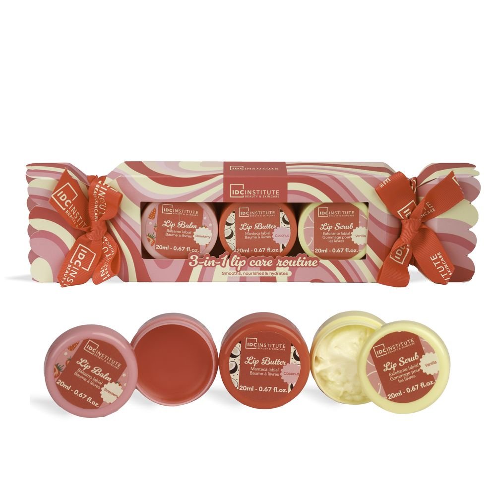 Trio Cuidado Labial Sweet Swirls Tropical IDC Regalo