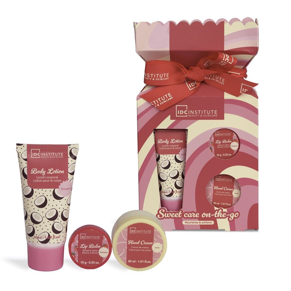 Mini Set de Baño Sweet Swirls Candy IDC, 6 unidades