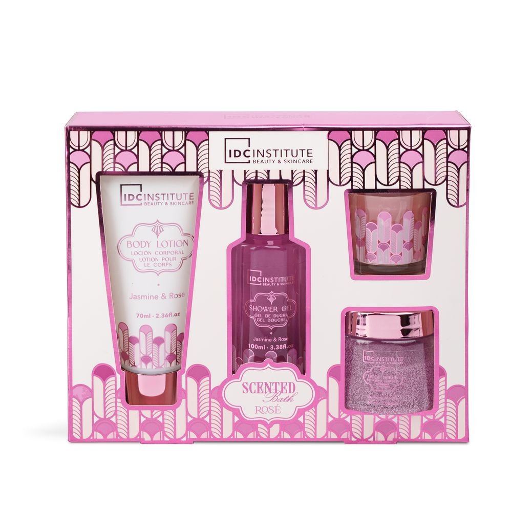 Estuche set de baño lujo perfecto Rose IDC Regalo