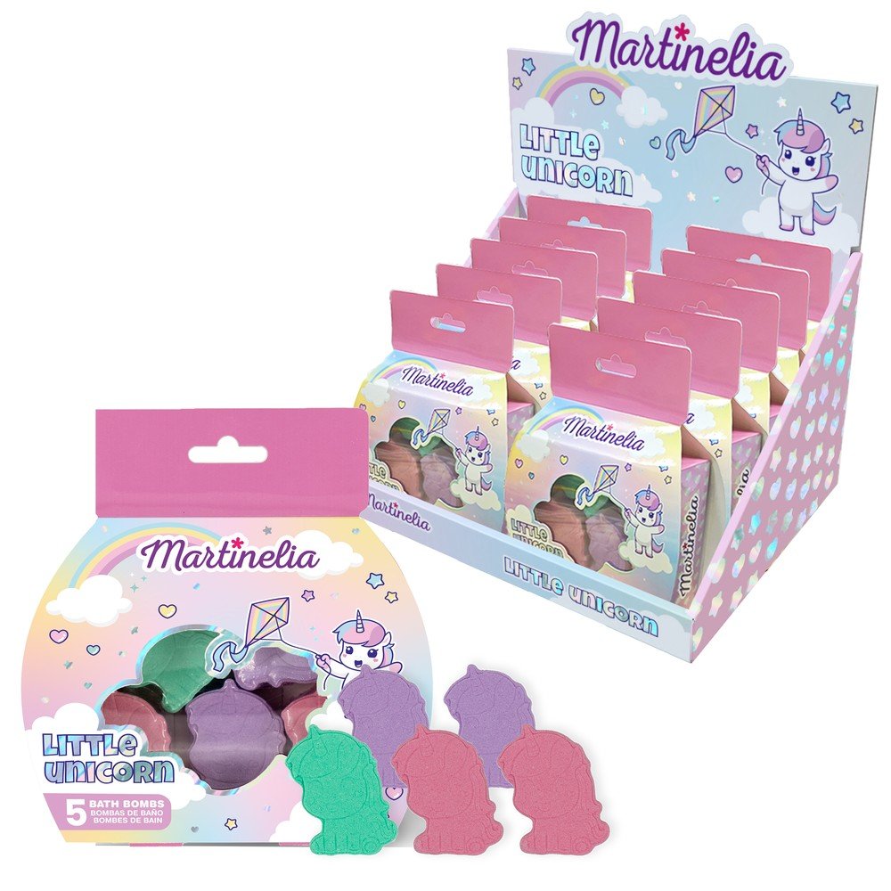 Bombas de baño Little Unicorn Martinelia, 10 unidades