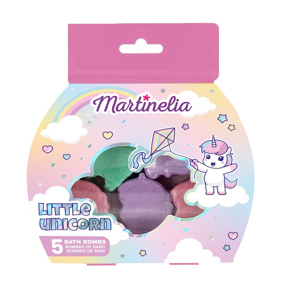 Bombas de baño Little Unicorn Martinelia, 10 unidades