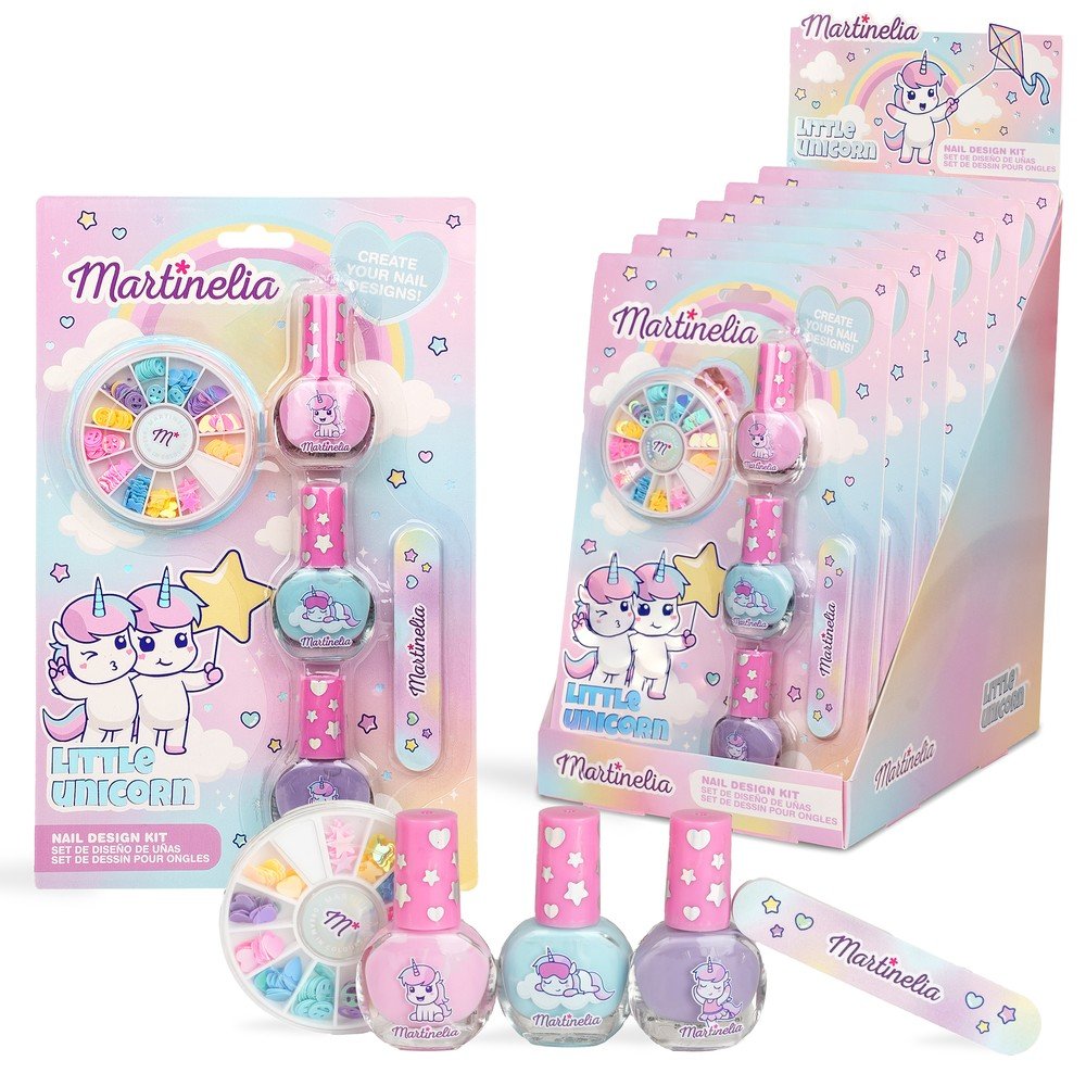Set Decoración Uñas Little Unicorn Martinelia 8 unidades