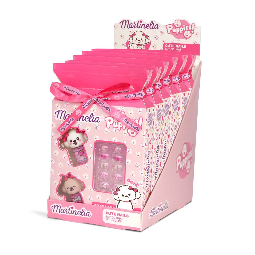 Set Uñas Adorables Puppies Martinelia