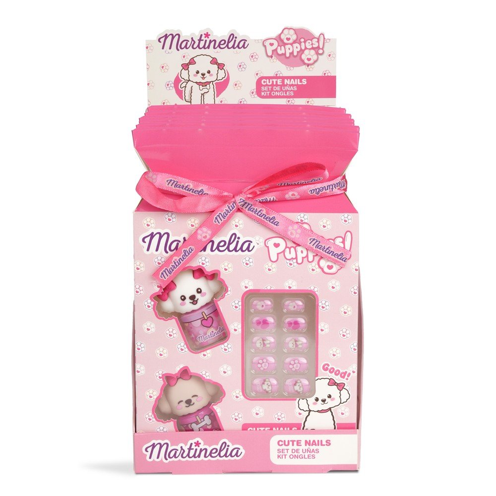 Set Uñas Adorables Puppies Martinelia