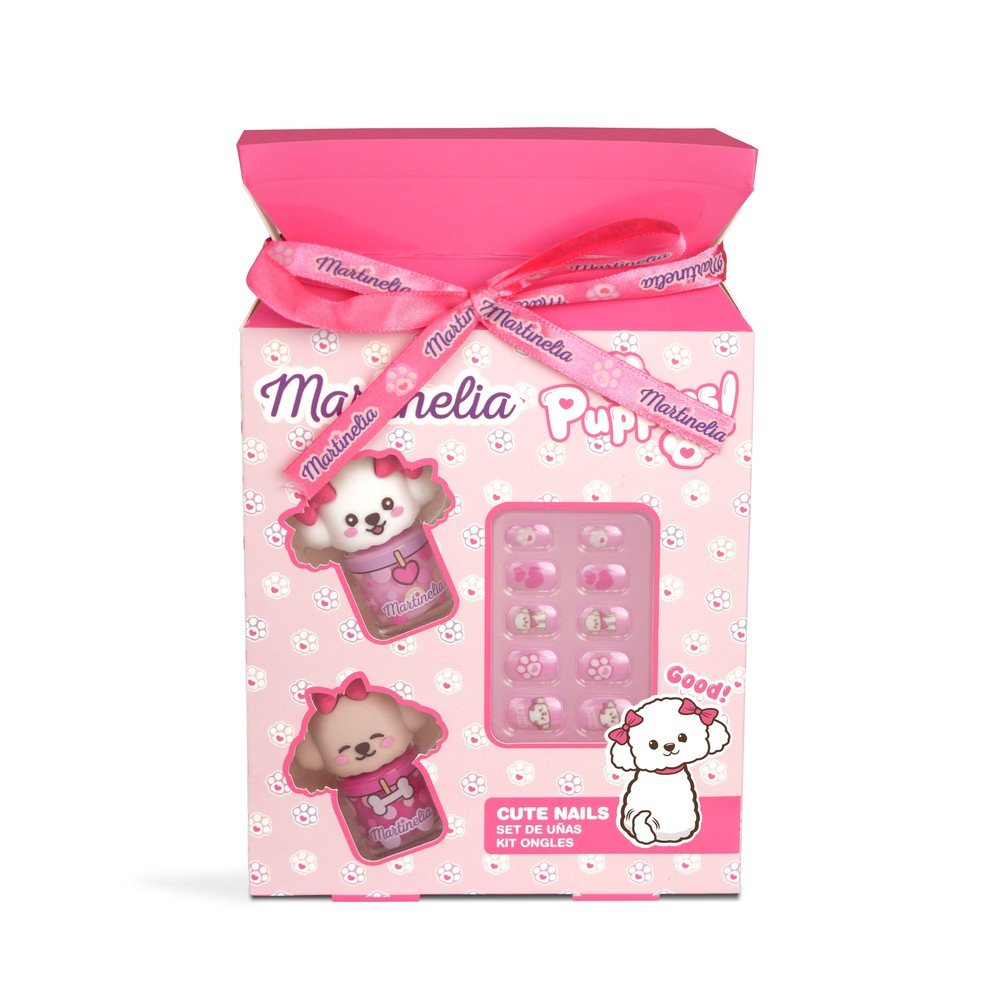 Set Uñas Adorables Puppies Martinelia