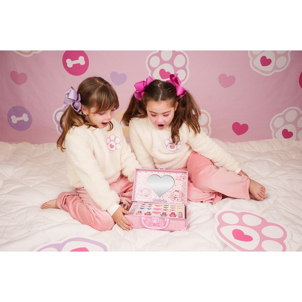 Maletín Maquillaje Esponjoso Puppies Martinelia