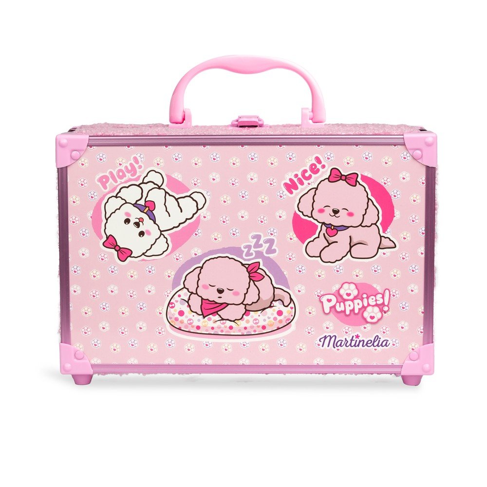 Maletín Maquillaje Esponjoso Puppies Martinelia