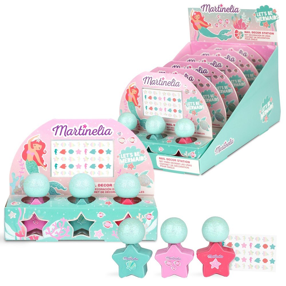 Set decoración uñas Let's Be Mermaids Martinelia, 6 unidades