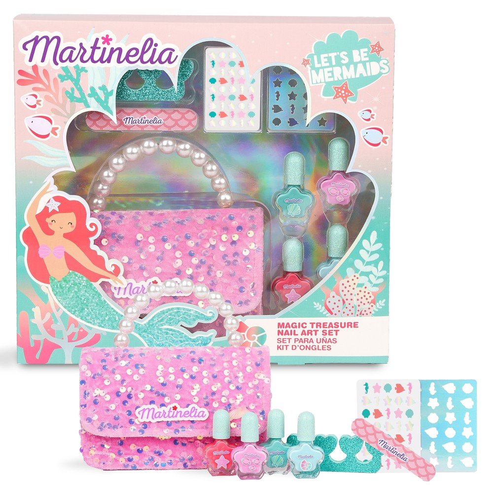 Set Arte de Uñas Tesoro Let's Be Mermaids Martinelia