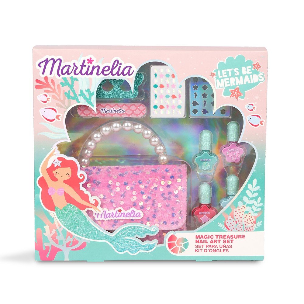 Set Arte de Uñas Tesoro Let's Be Mermaids Martinelia