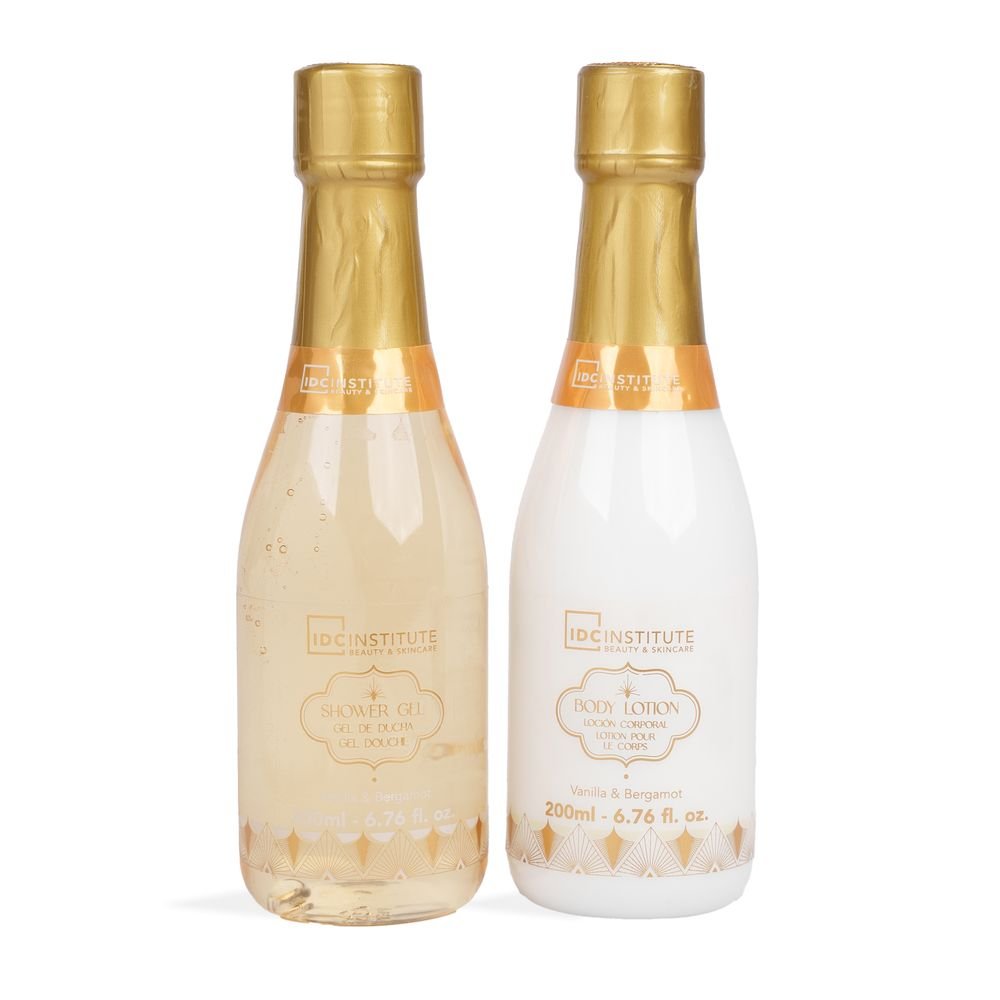 Set ducha relajante gold baño perfumado IDC Regalo