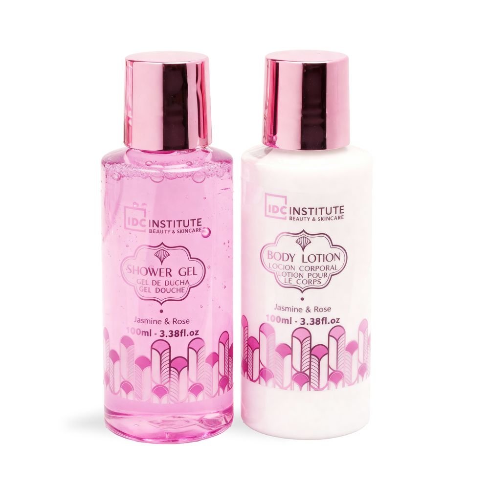 Set de baño Caramelo Rose 2 piezas IDC Regalo (Pack 6 uds)