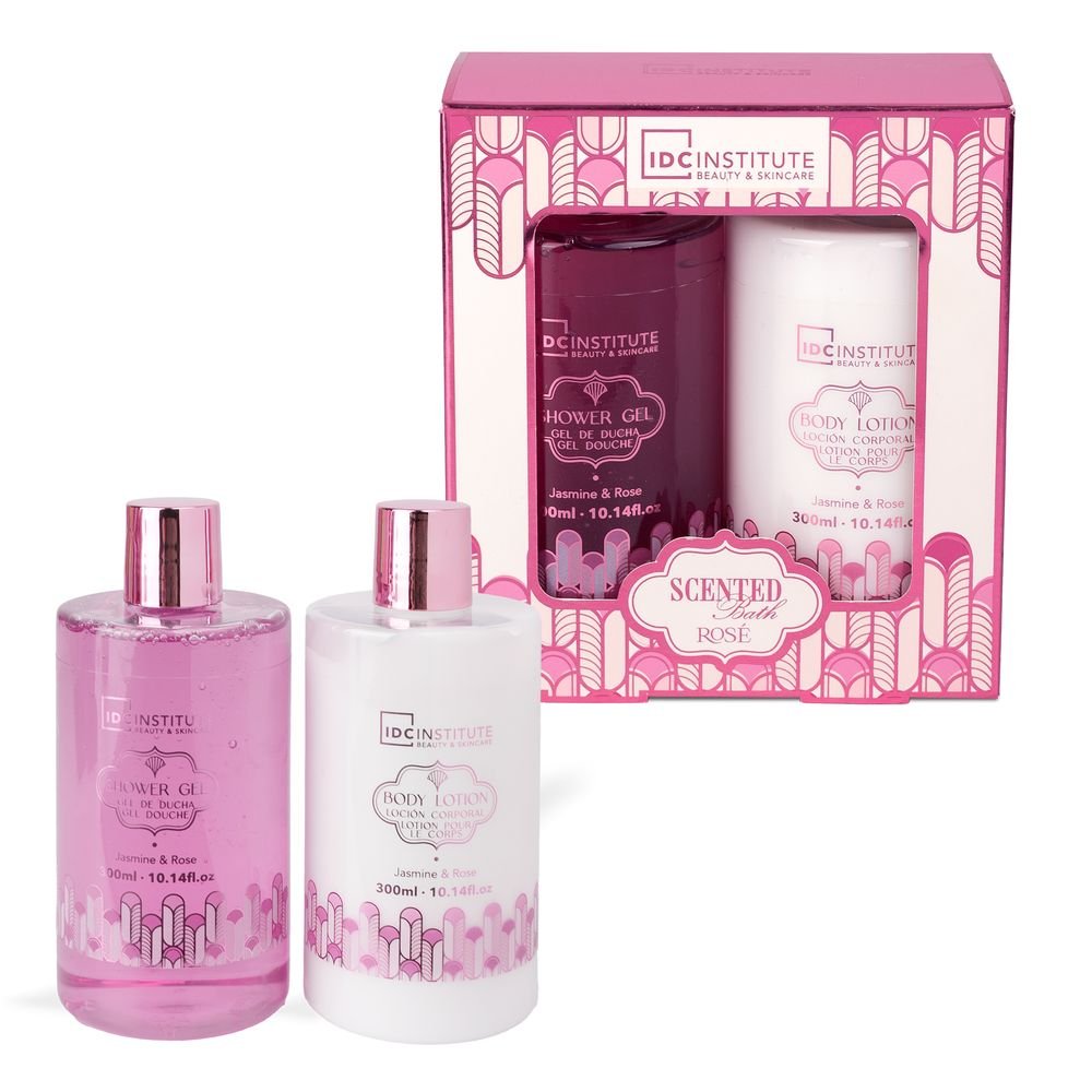 Set Baño Duo Rose Gel y Loción IDC
