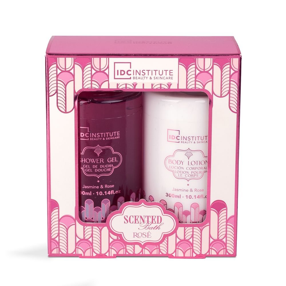 Set Baño Duo Rose Gel y Loción IDC