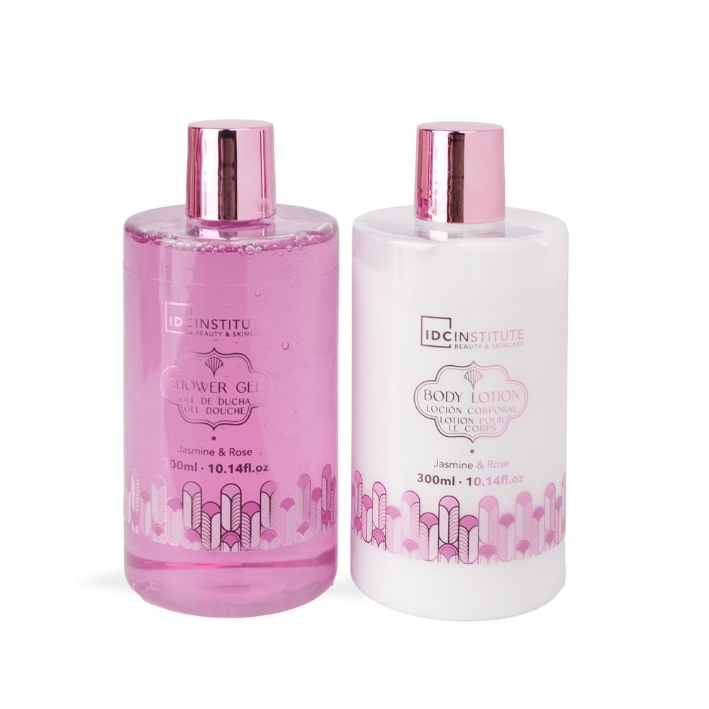 Set Baño Duo Rose Gel y Loción IDC