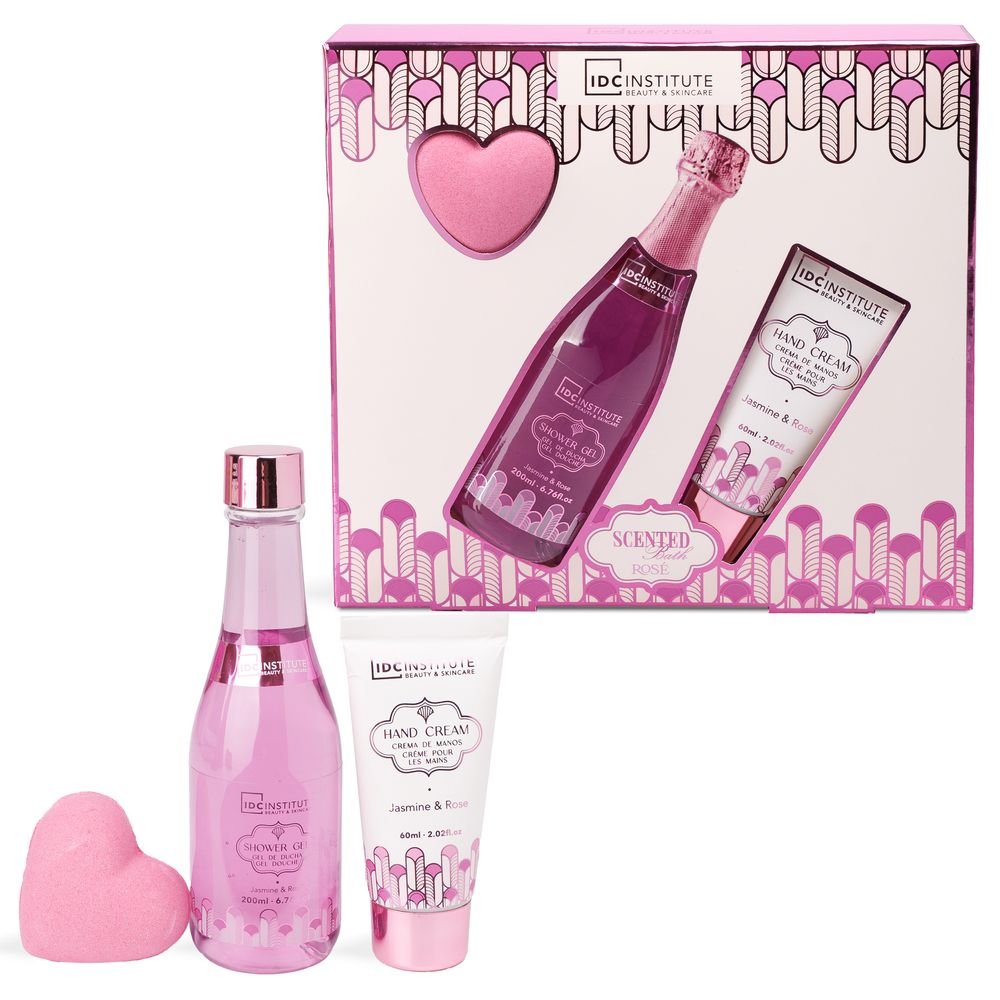 Estuche Set Cuidado Completo Rose Corazón IDC Regalo
