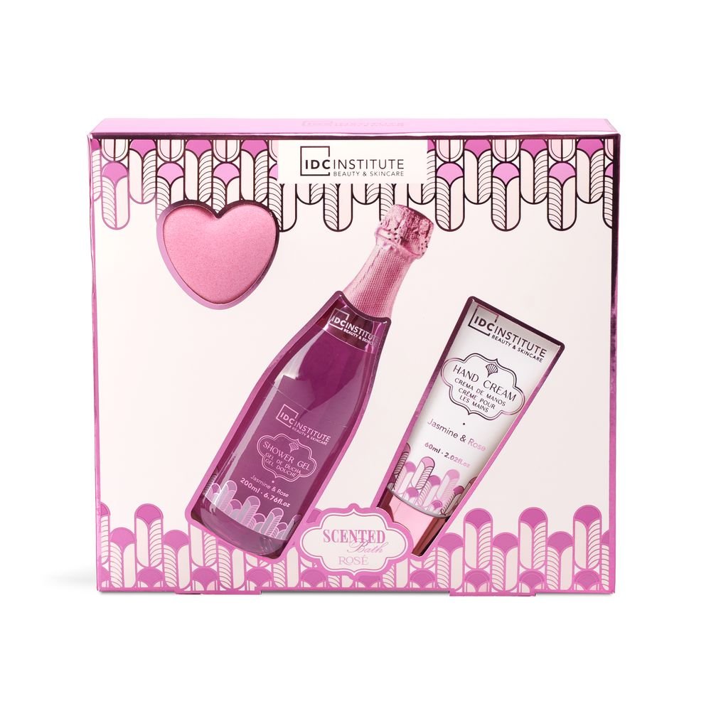 Estuche Set Cuidado Completo Rose Corazón IDC Regalo