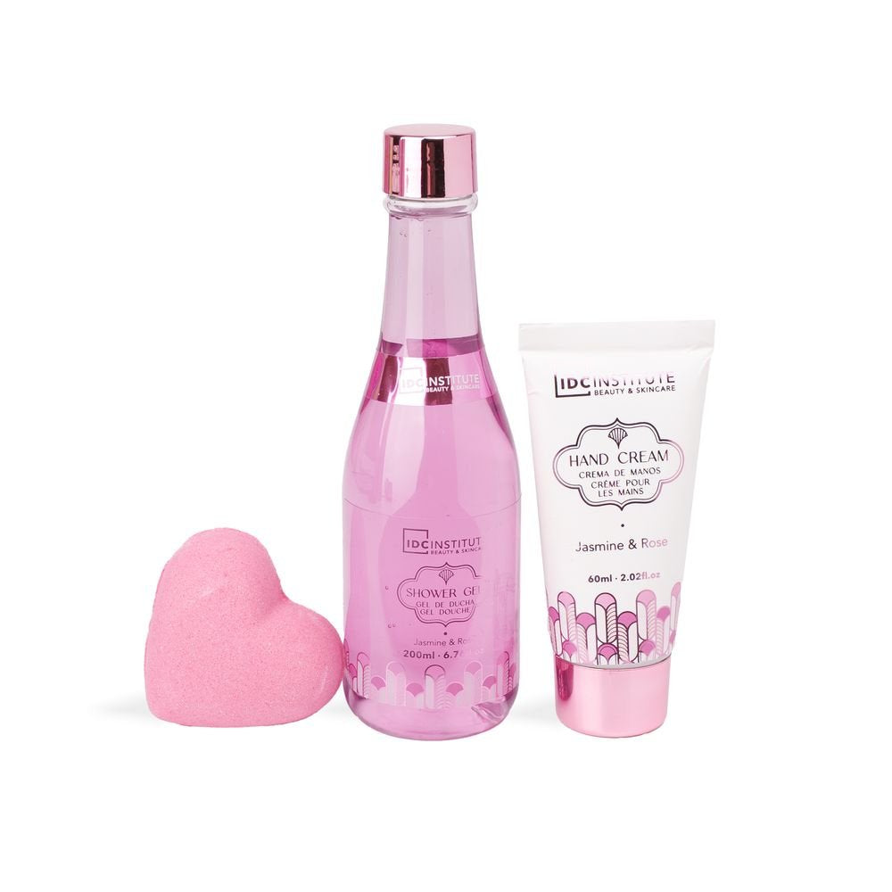 Estuche Set Cuidado Completo Rose Corazón IDC Regalo