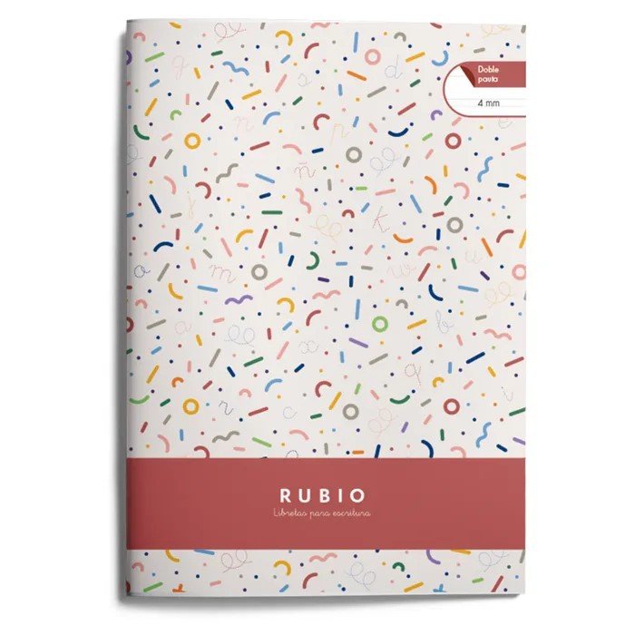 Libreta A4 80gr Grapa Pauta Doble 4mm Rubio x5