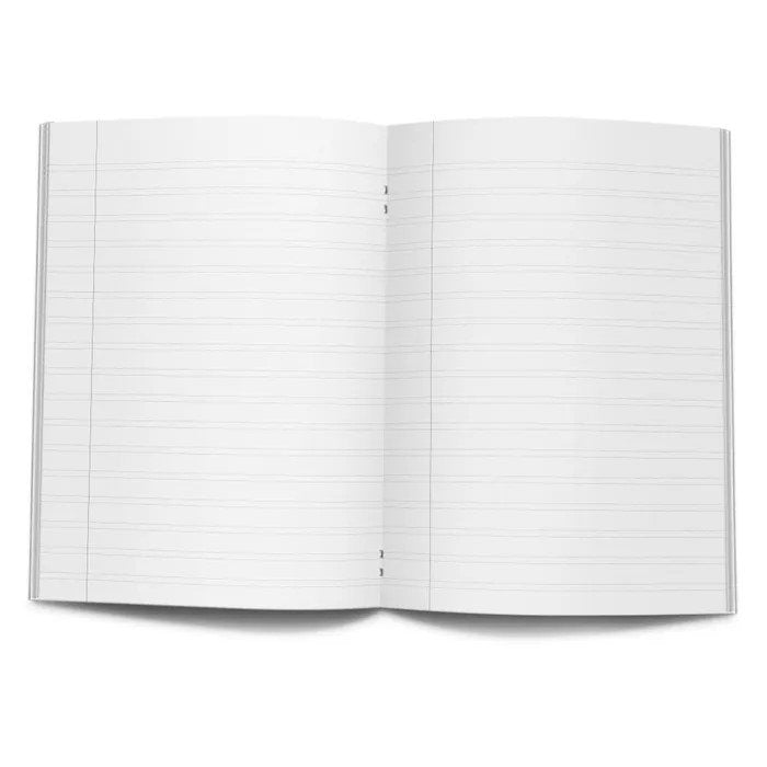 Libreta A4 80gr Grapa Pauta Doble 4mm Rubio x5