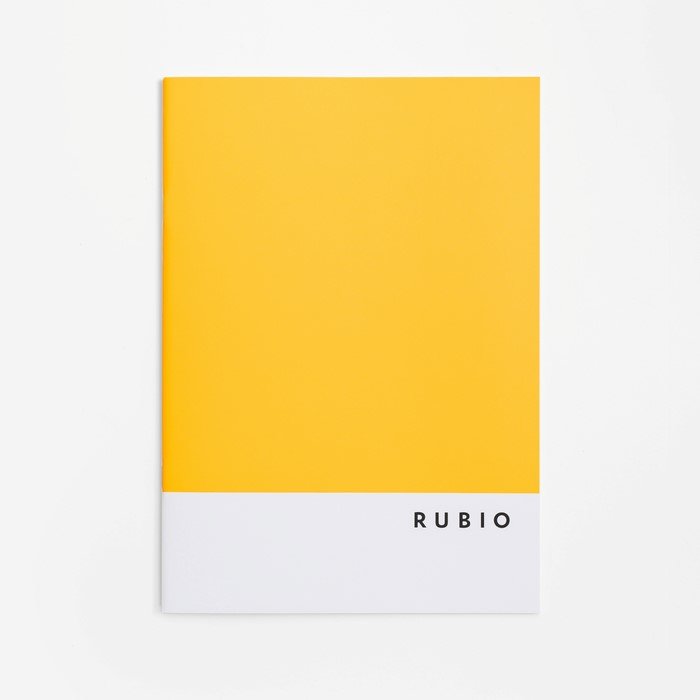 Libreta A4 80gr Grapa Cuadros 4mm Fluor Amarillo Rubio (Pack 5 uds)